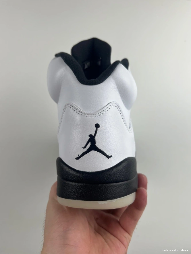 Reps LUCY 5 AIR DD0587-110 'WHITE JORDAN RETRO BLACK' 0807